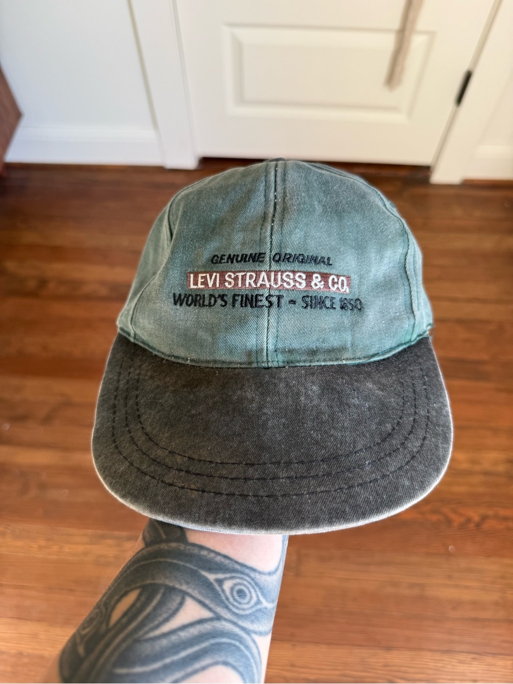 Vintage 1990’s Levi’s World’s Finest Strap Back Hat